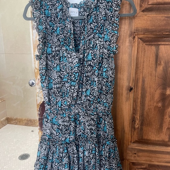 X REVOLVE Aila Dress
MISA Los Angeles
Color: Teal Black Print
Size: S
Qty: 1 - Picture 2 of 3
